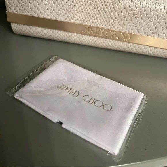Jimmy Choo Cream Sunglasses Case